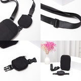 Solid Nylon Small Sling Bag 10500
