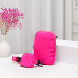 Solid Nylon Small Sling Bag 10500