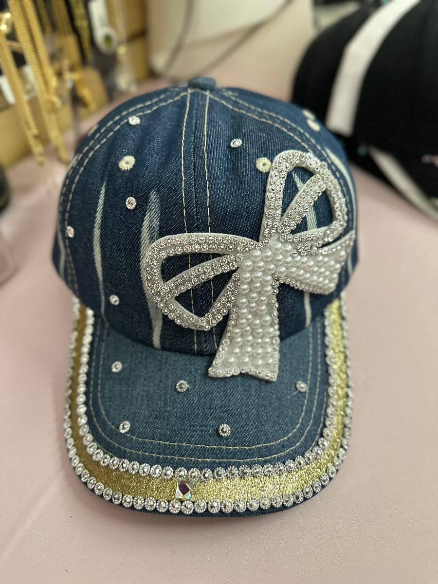 Exquisite Pearl Bow Cap – PM Jewels display picture 1