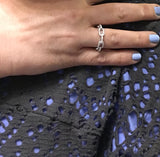 Chain Link Pave' Ring - PM Jewels