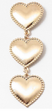 Triple Heart Drop Earrings - PM Jewels