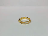 Chain Link Pave' Ring - PM Jewels
