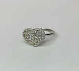 Pave' Heart Rings - PM Jewels
