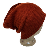 Pointelle Knit Slouchy Beanie