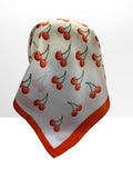 Cherries Silky Bandana Scarf