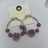 Floral Ring Earrings