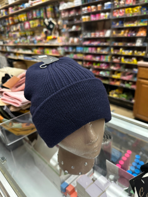 Fleece lined winter beanie with simple design