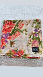 Floral Bouquet Cotton Tichel Scarf