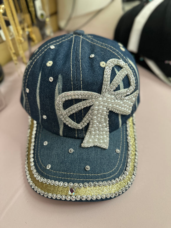 Exquisite Pearl Bow Cap – PM Jewels display picture 2
