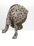 Crocus Floral Cotton Bandana Tichel