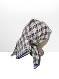 Plaid Cotton Bandana Tichel