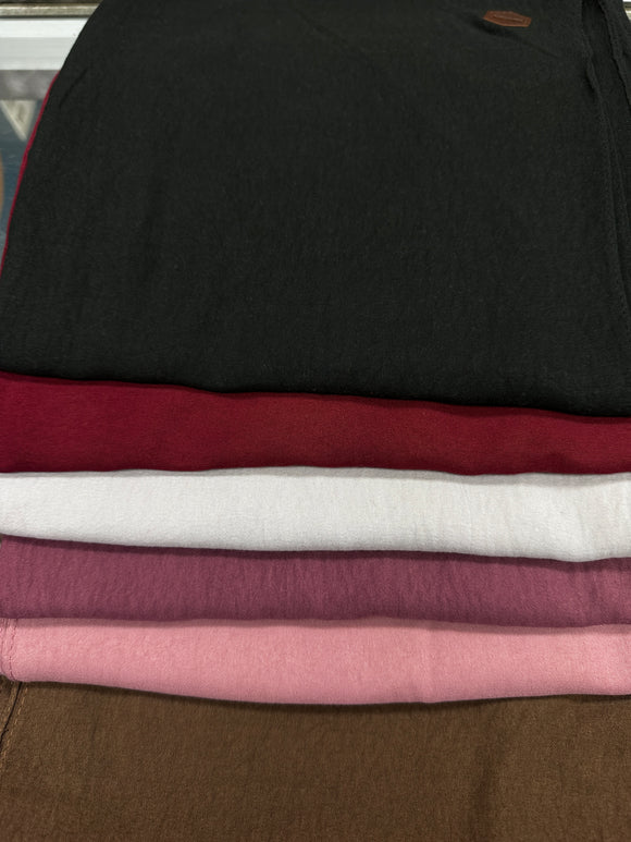 Soft Touch Solid Tichel Scarf