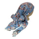 Beautiful Leaf Print Tichel Scarf