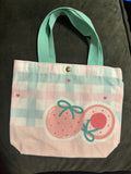 Mini Pastel Canvas Tote Bag