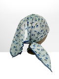 Crocus Floral Cotton Bandana Tichel