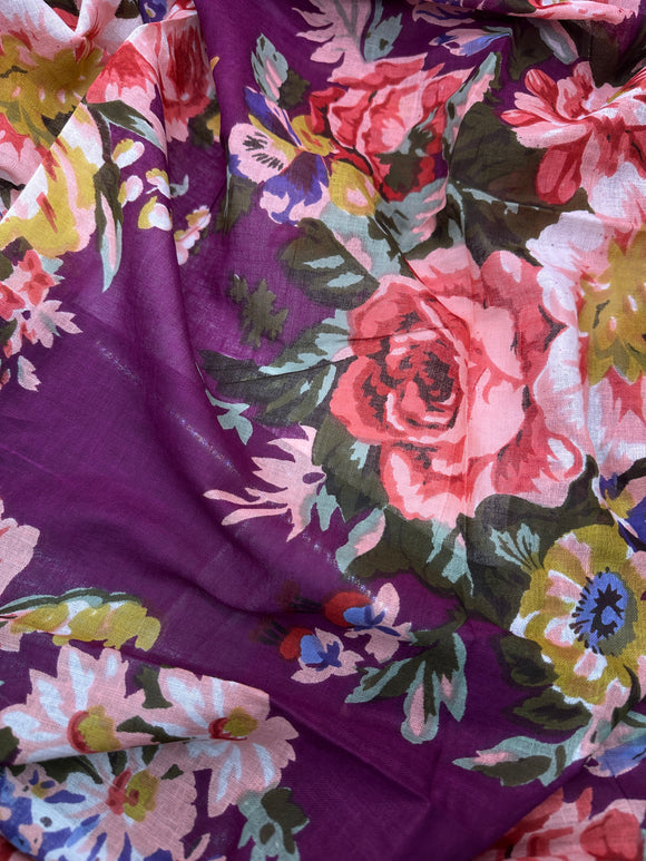 SACHO Floral Tichel Scarf