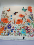 Butterfly Garden Silky Bandana Scarf