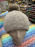Metallic Shimmer Pom Pom Beanie