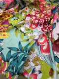 SACHO Cotton Tropical Garden Scarf Tichel