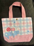 Mini Pastel Canvas Tote Bag