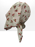 Pair of Cherries Cotton Bandana Tichel