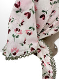 Crocus Floral Cotton Bandana Tichel