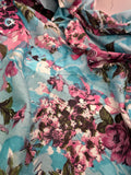 SACHO Cotton Tropical Garden Scarf Tichel