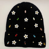 Daisy Gem Chunky Beanie