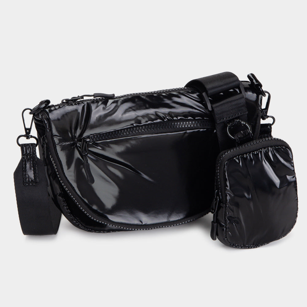 Half Moon Puffer Crossbody Bag – PM Jewels