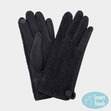 Touch of Button Soft Gloves
