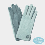 Touch of Button Soft Gloves
