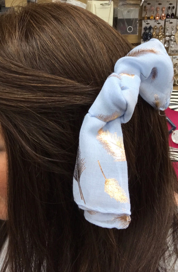 Gold Leaf Hair Bow Clip - PM Jewels