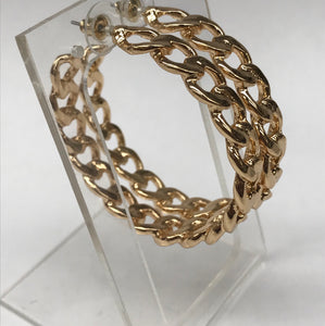 Chain Link Hoop Earrings - PM Jewels