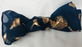 Gold Leaf Hair Bow Clip - PM Jewels