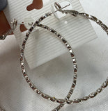 2” Diamond Hoop Earrings - PM Jewels