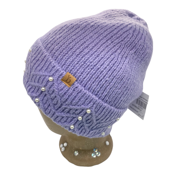 Delicate Pearl Winter Beanie