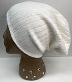 Pointelle Knit Slouchy Beanie - PM Jewels