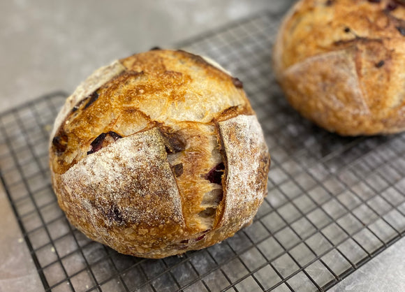 Whole Cranberry Toasted Pecan Holiday Loaf
