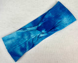 Tie Dye Ribbed Knit Top Knot Headband - PM Jewels