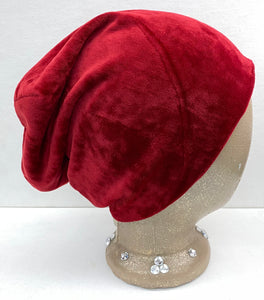 Velour Slouchy Beanie - PM Jewels